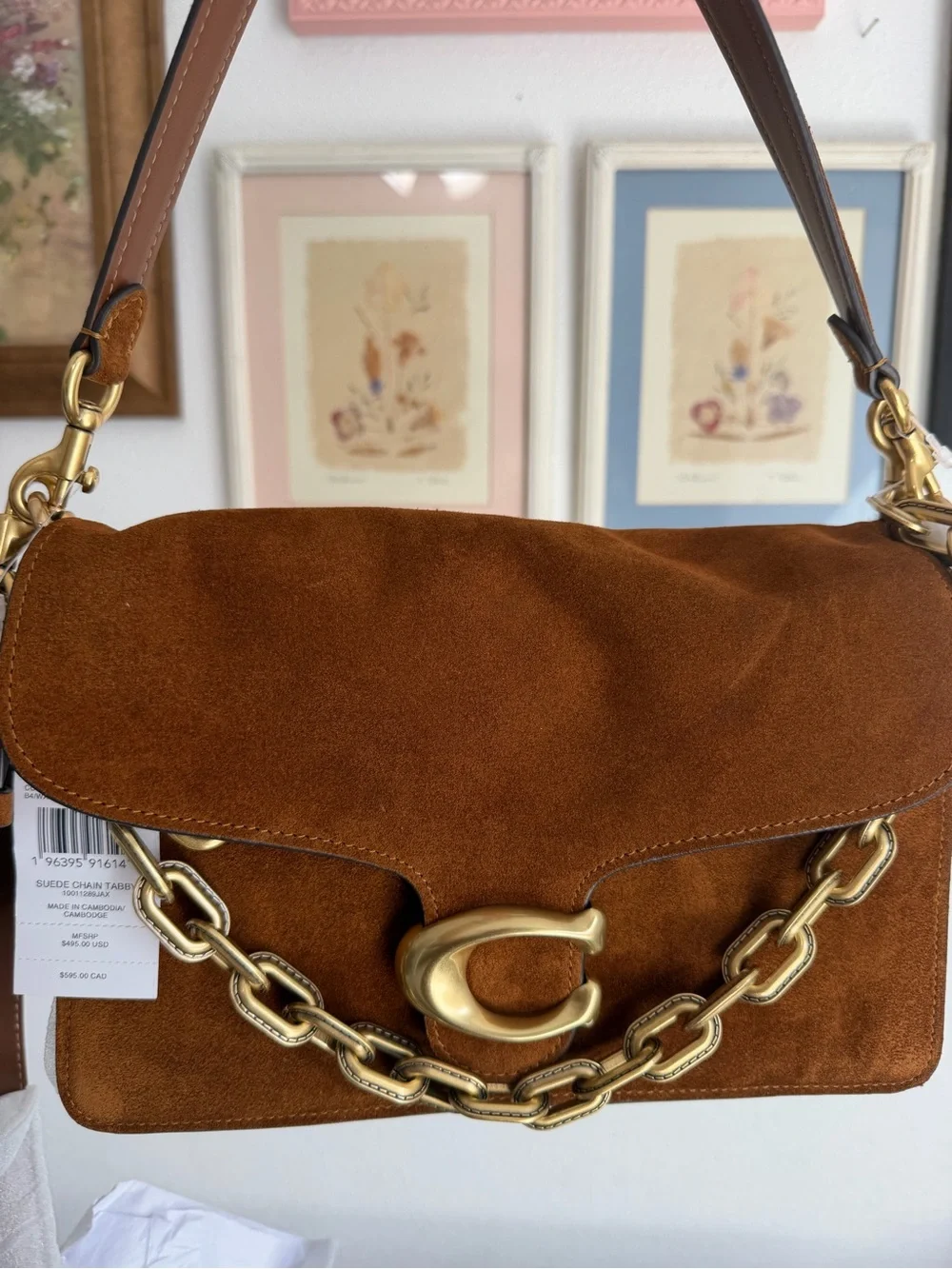 NWT Coach Tabby Shoulder Bag in Warm Brown